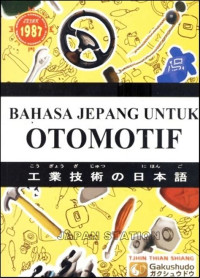 Image of Bahasa Jepang Untuk Otomotif